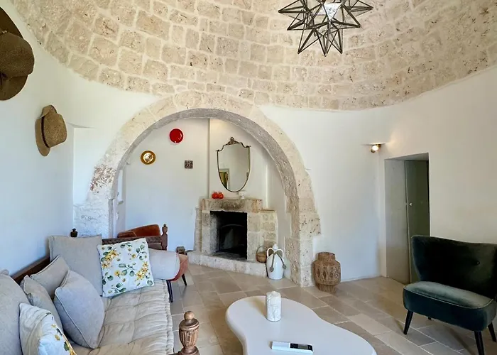 Trulli Dell Uliveto - 2 Bedrooms - Private Pool בית נופש קסטלאנה גרוטה